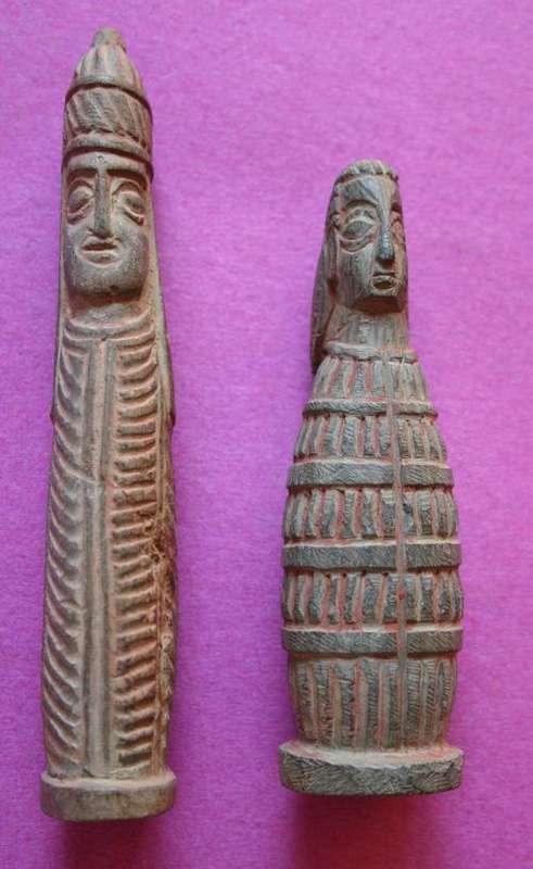 Ethiopian Solomon & Queen of Sheba figurines