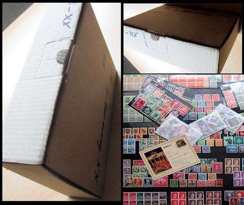 Box Lot Old Germany most 1910-1940's - MINT -  a unsorted stamps Lot & Postcards