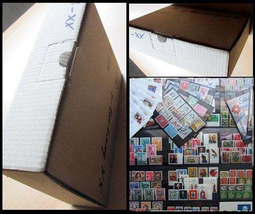 Box Lot - MINT - Europa & World **stamps -  unsorted **stamps -  unsorted stamps Lot on many black s