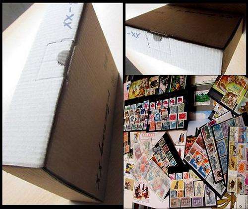 China & Asian Stamps  - Box Lot with world stamps & covers  as shown