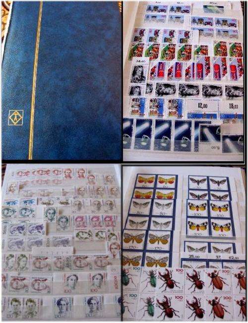 Germany, heavy Stockbook with Mint** Bulk stamps 1980's to 1990's