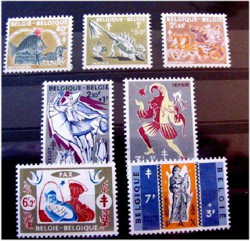 Belgium - complt.set of 7 stamps 1960 in MNH **