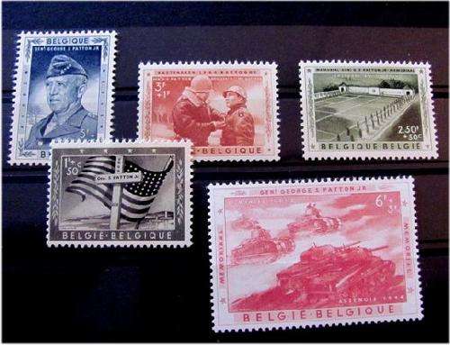 Belgium - set of 5 stamps 1957 in MNH **