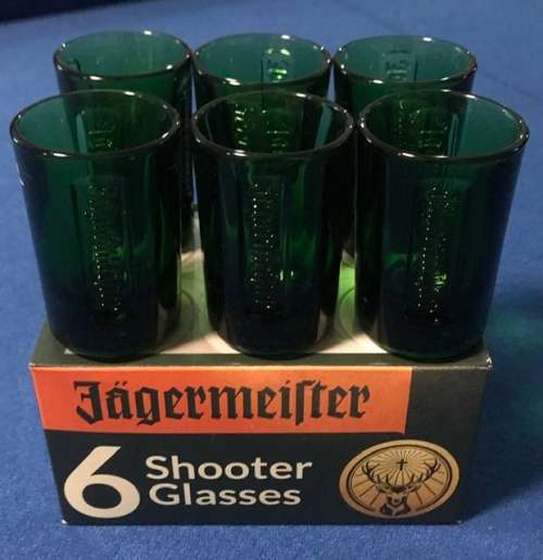 Jagermeister Shooter Glas x6