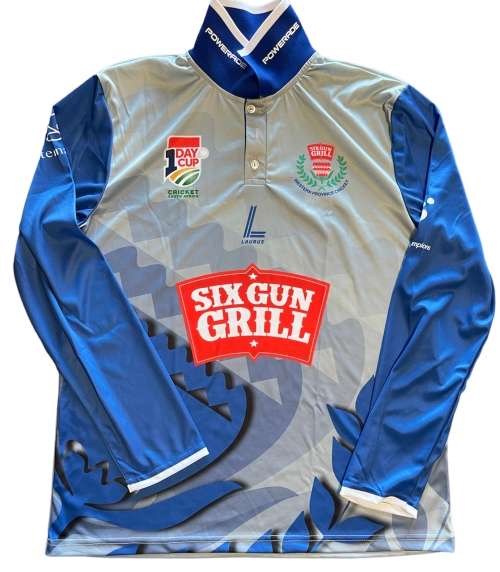 Cricket Jersey Match Worn Wayne Parnell WP Cricket One Day Cup Size M
