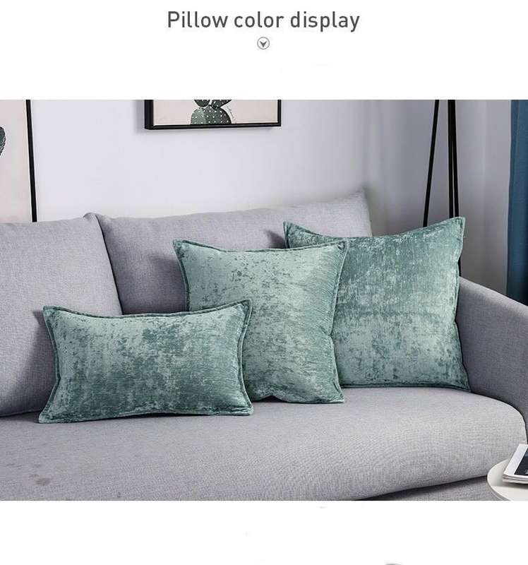 2018 new arrived Fashion Multicolor Flannel Cushion coverSofa Chair Protective Lumbar Pad 3Pieces