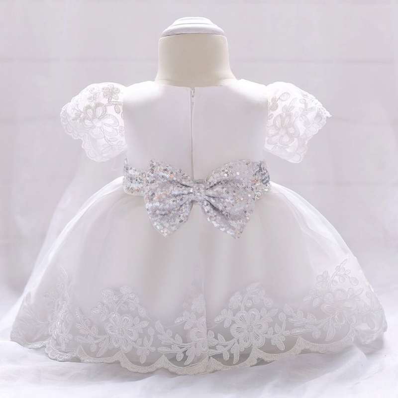 new arrived 2018 baby girls baby birthday dress girl princess dress pettiskirt wedding dress 1-3yea