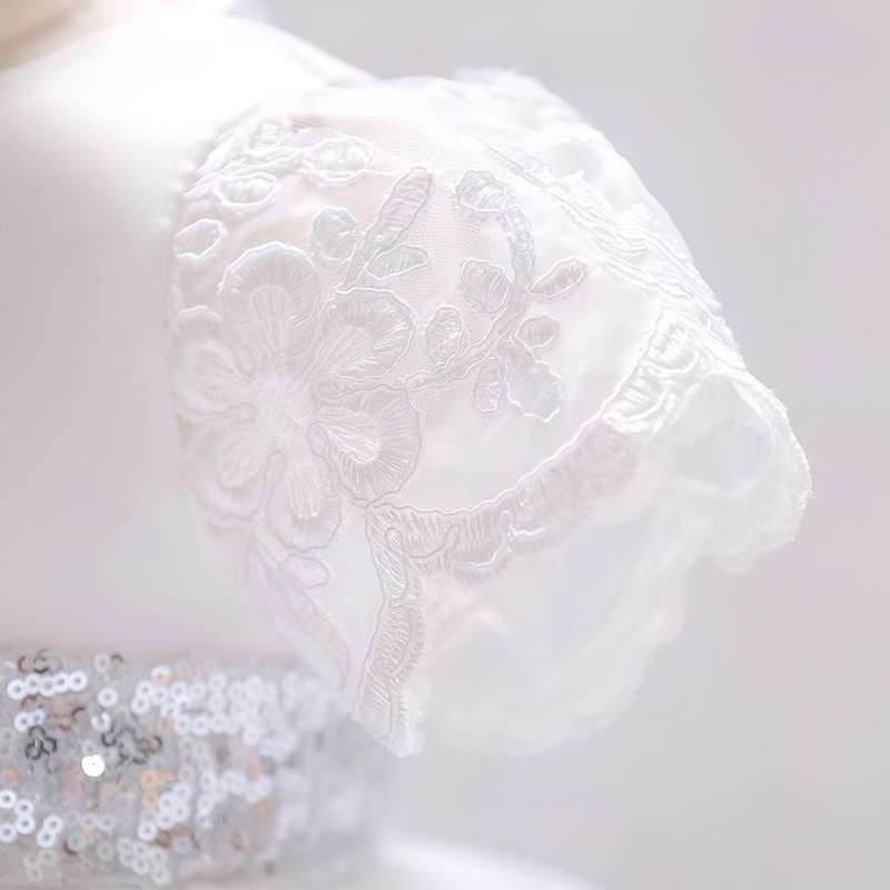 new arrived 2018 baby girls baby birthday dress girl princess dress pettiskirt wedding dress 1-3yea