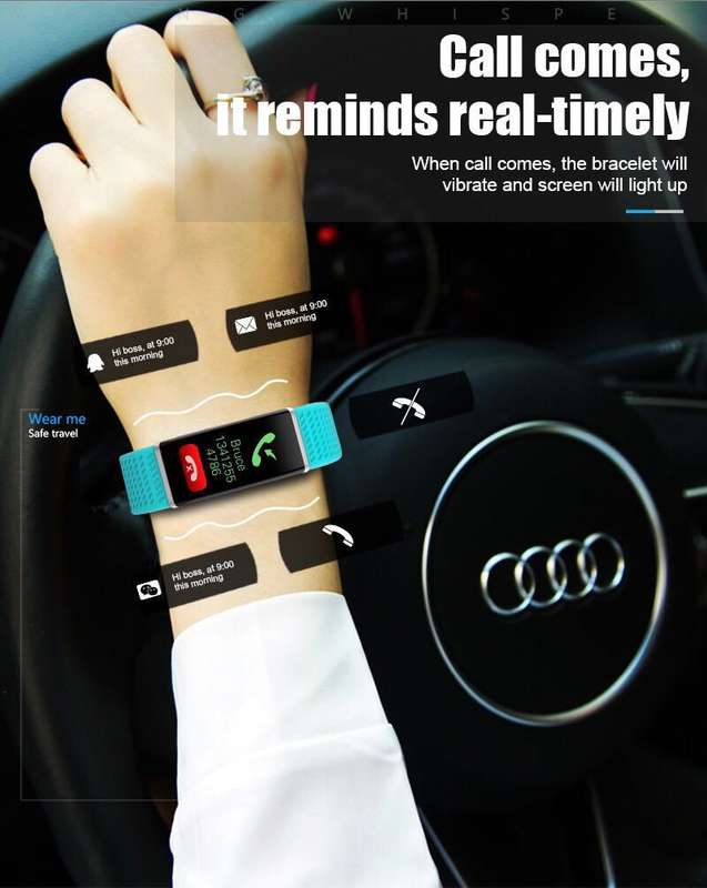 Smart man woman sport watch Fitness Tracker Watch Sleep Monitor Step Distance Counter Activi