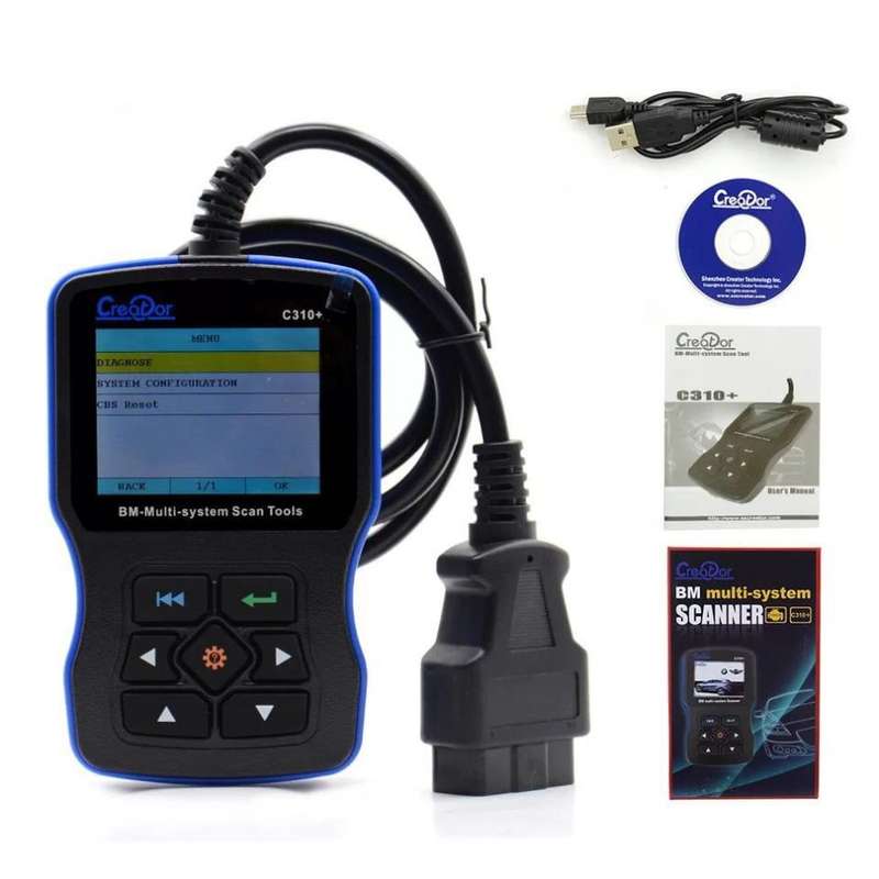 Latest V7.9 Creator C310+ for BMW/MINI OBD OBD II Code Scanner Full System Check ABS/SRS/DSC/ Engine
