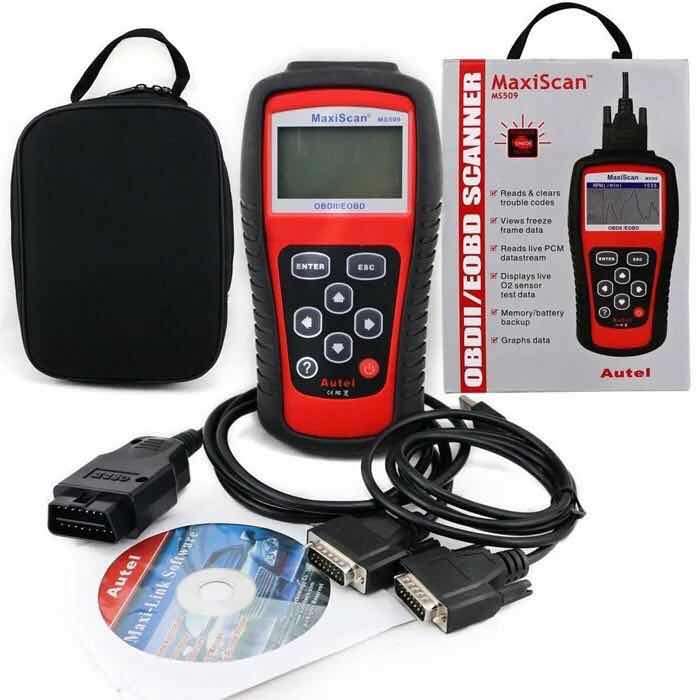 MaxiScan MS509 OBDII Car detector Reading card Code reader Car fault diagnosis instrument Reader