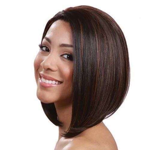 Fashion Bob Middle Length Straight Layered Brown Hair Wigs for Women (brown¿