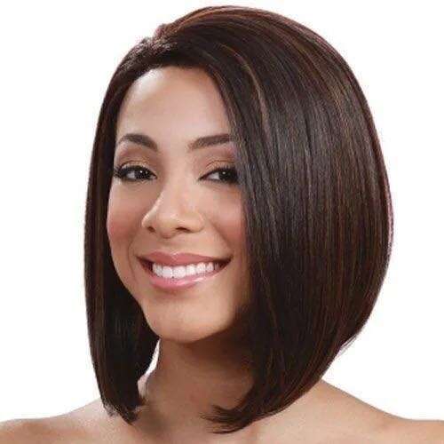 Fashion Bob Middle Length Straight Layered Brown Hair Wigs for Women (brown¿