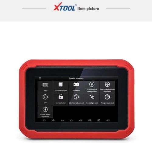 XTOOL X100 PAD Auto Key Programmer EPB/TPS/Oil/Throttle/DPF Reset OBDII Diagnostic Tool