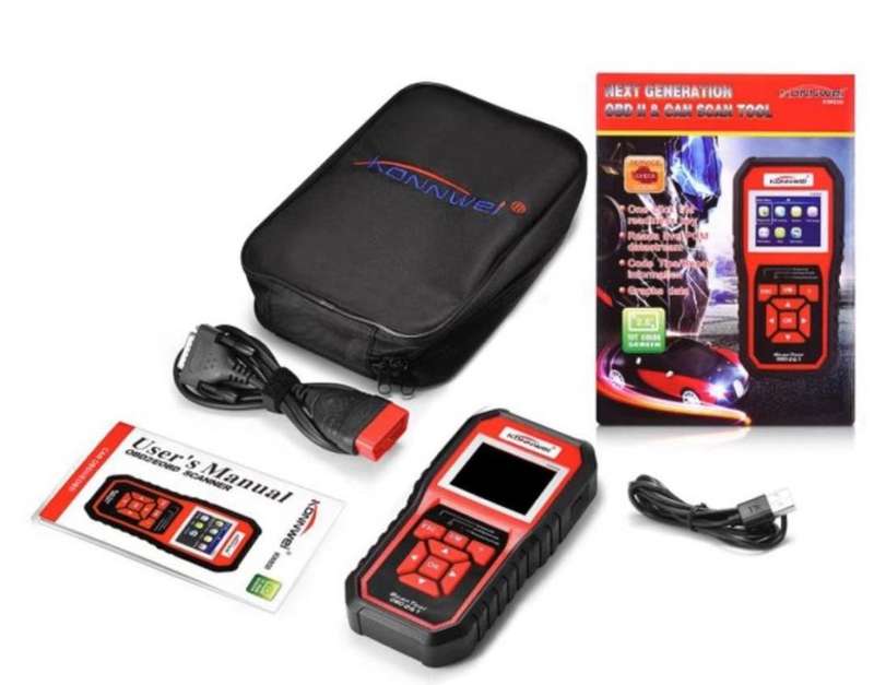 KONNWEI KW850 Professional OBD2 Scanner Auto Code Reader Diagnostic Check Engine Light Scan Tool for