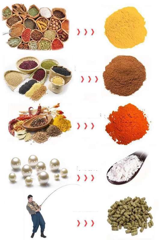800g High Speed Electric Herb Grain Rotatable Grinder Cereal Mill Flour Powder Machine