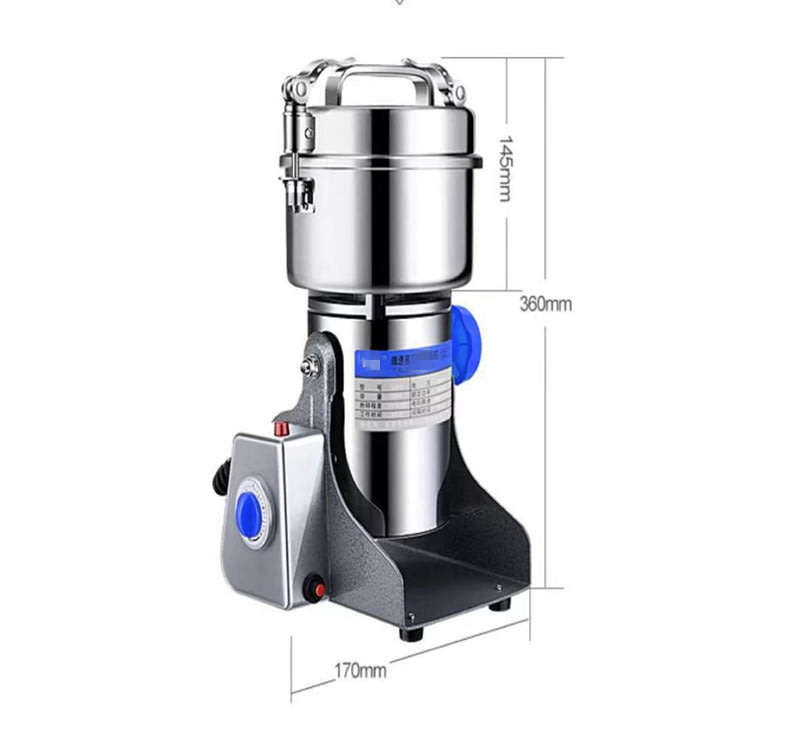 800g High Speed Electric Herb Grain Rotatable Grinder Cereal Mill Flour Powder Machine