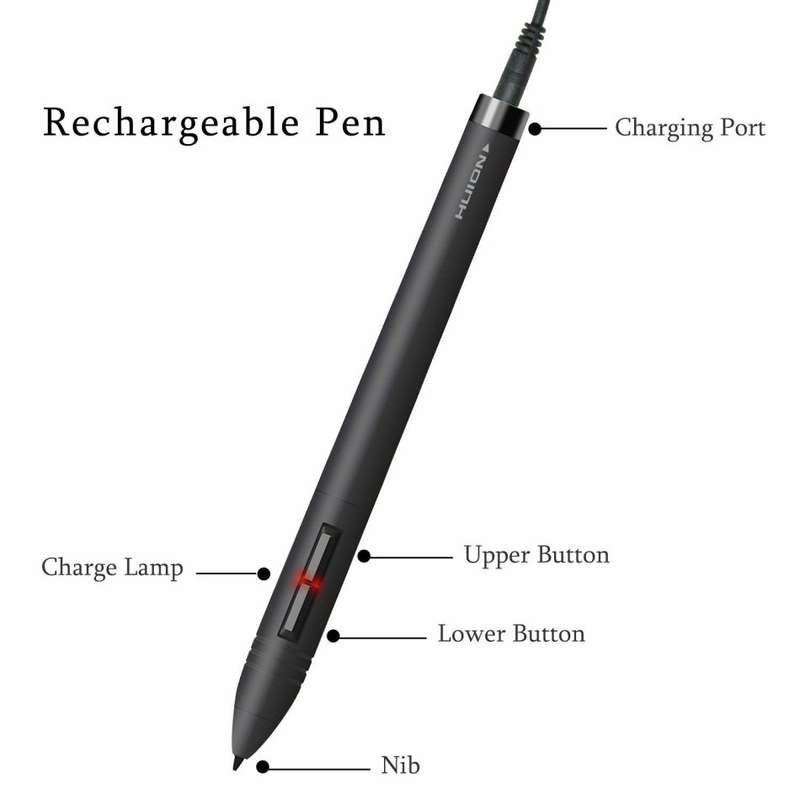 Huion New 1060 Plus Graphic Drawing Tablet 10 x 6.25'' Digital Drawing Tablet with 8192 Pen Press...
