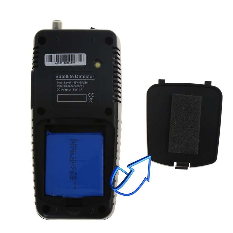 Satlink WS-6933 DVB-S2 FTA Digital Satellite Finder Meter LCD Flashlight