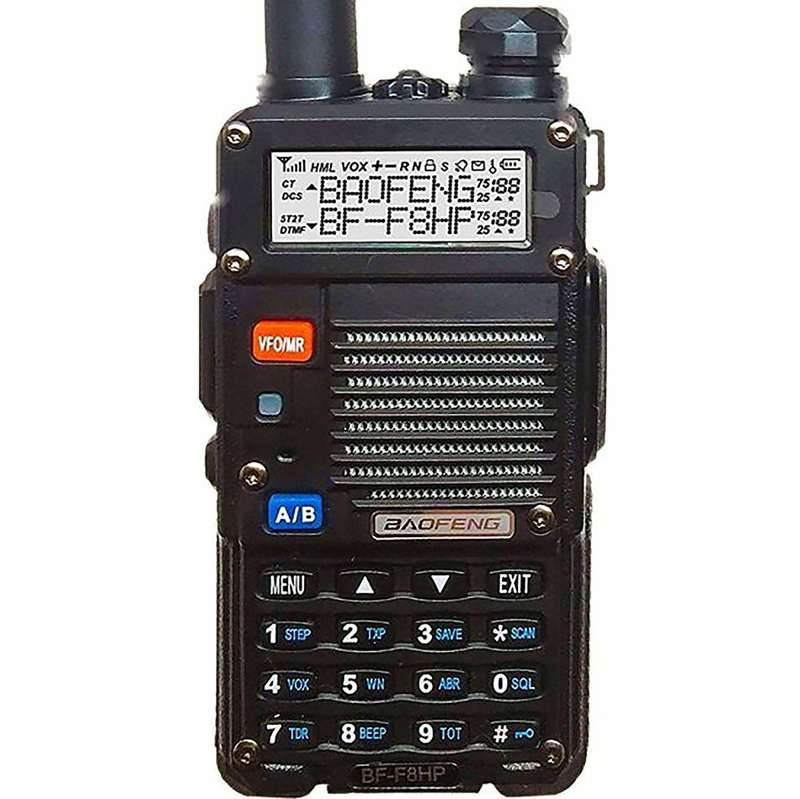 2 For R BaoFeng BF-F8HP (UV-5R 3rd Gen) 8-Watt Dual Band Two-Way Radio
