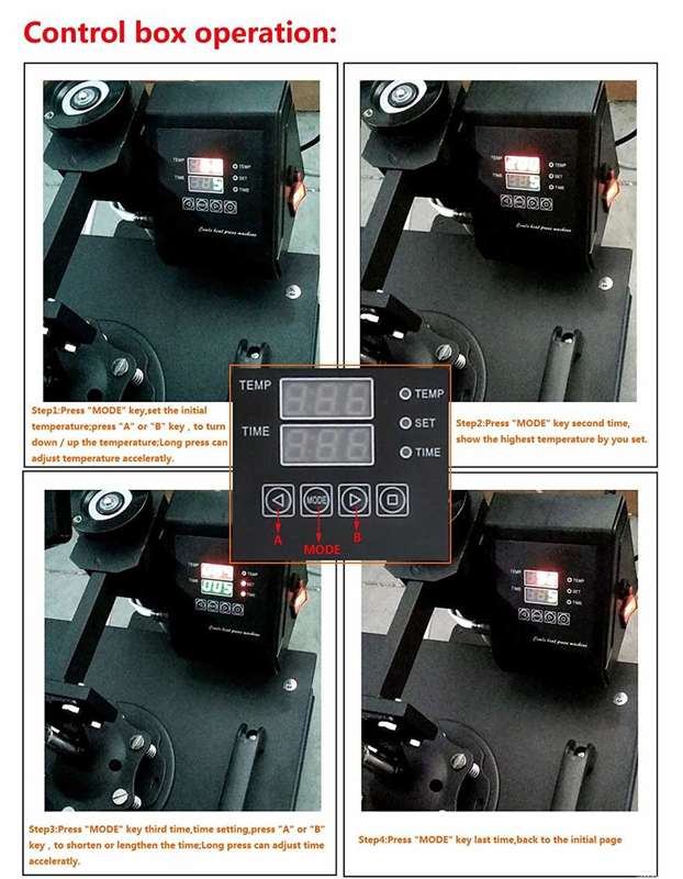 Heat press machine Dual Digital Display Heat Press Transfer Sublimation Machine for Cup Coffee Mug