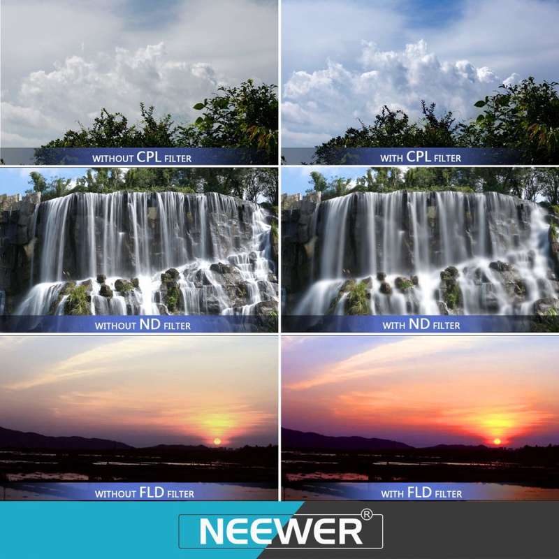 Neewer 55MM Camera Lens Filter Kit
