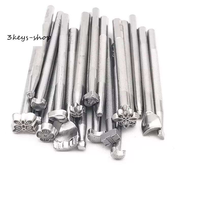 Leather tool 48Pcs handmade leather  stamps  printing tool set
