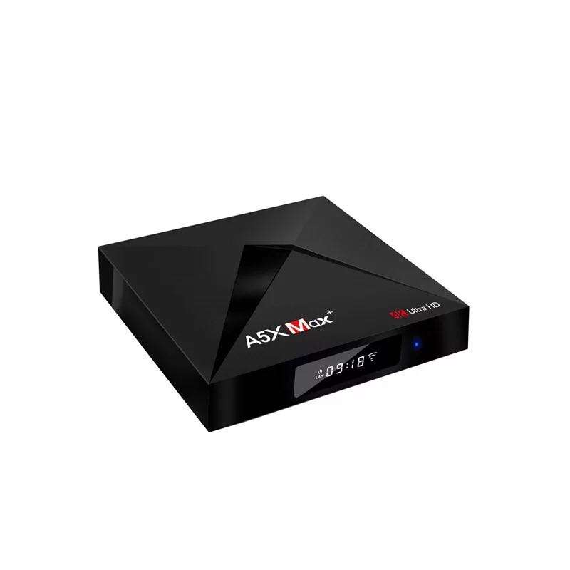 A5X MAX PLUS RK3328 4GB RAM 32GB ROM Android 7.1 5.0G WIFI 1000M LAN Bluetooth HDR 10 USB 3.0 Box -