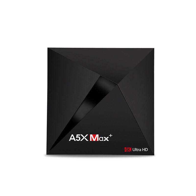 A5X MAX PLUS RK3328 4GB RAM 32GB ROM Android 7.1 5.0G WIFI 1000M LAN Bluetooth HDR 10 USB 3.0 Box -
