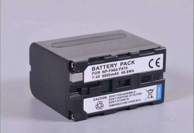 Photography fill light / monitor dedicated lithium Replacement Battery(2 Pack) with Recharge Charger