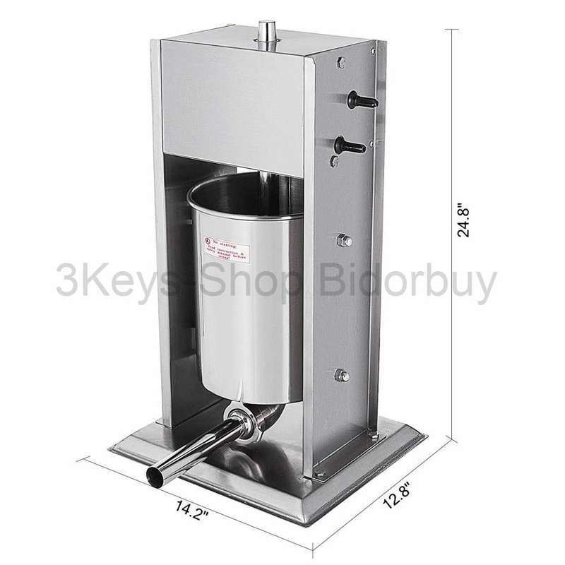Sausage Filler Sausage Stuffer Sausage Maker 10L Vertical Meat Sausage Stuffer Commercial Stainless