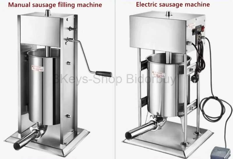Sausage Filler Sausage Stuffer Sausage Maker 10L Vertical Meat Sausage Stuffer Commercial Stainless