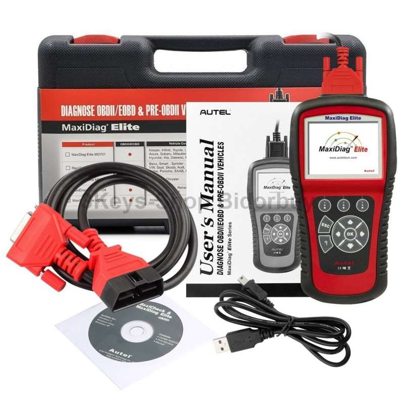 Autel Scanner MD802 Maxidiag Elite Full System Diagnoses for ABS, SRS, Engine, Transmission ,EPB, Oi