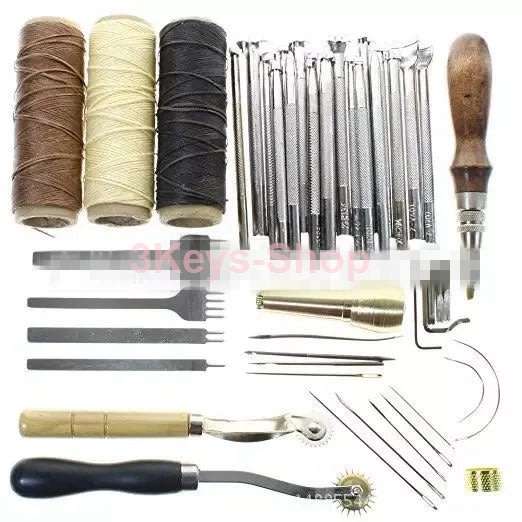 Leather tool 48Pcs handmade leather  stamps  printing tool set