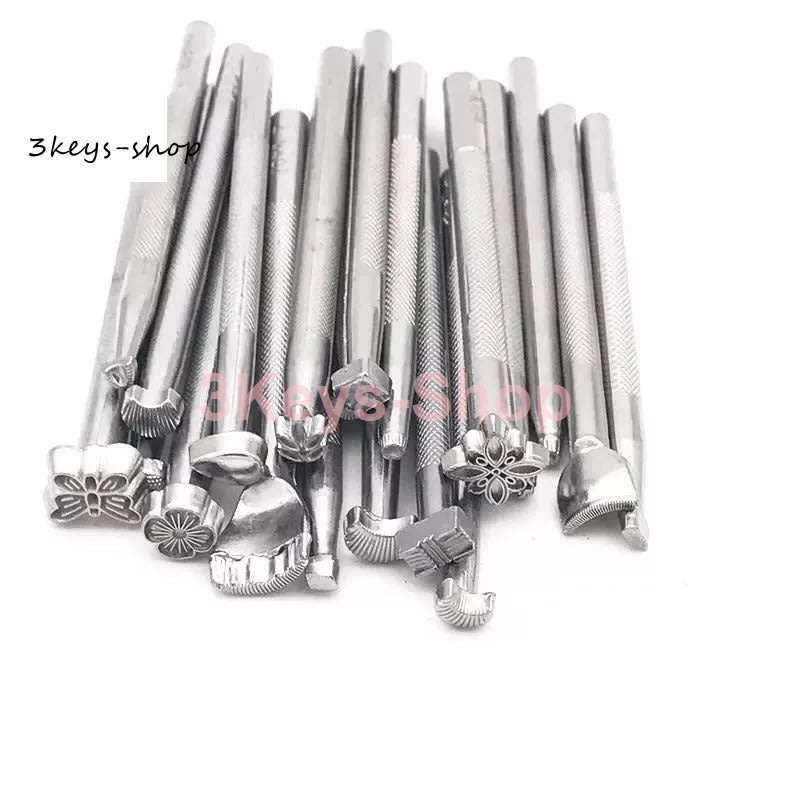 Leather tool 48Pcs handmade leather  stamps  printing tool set