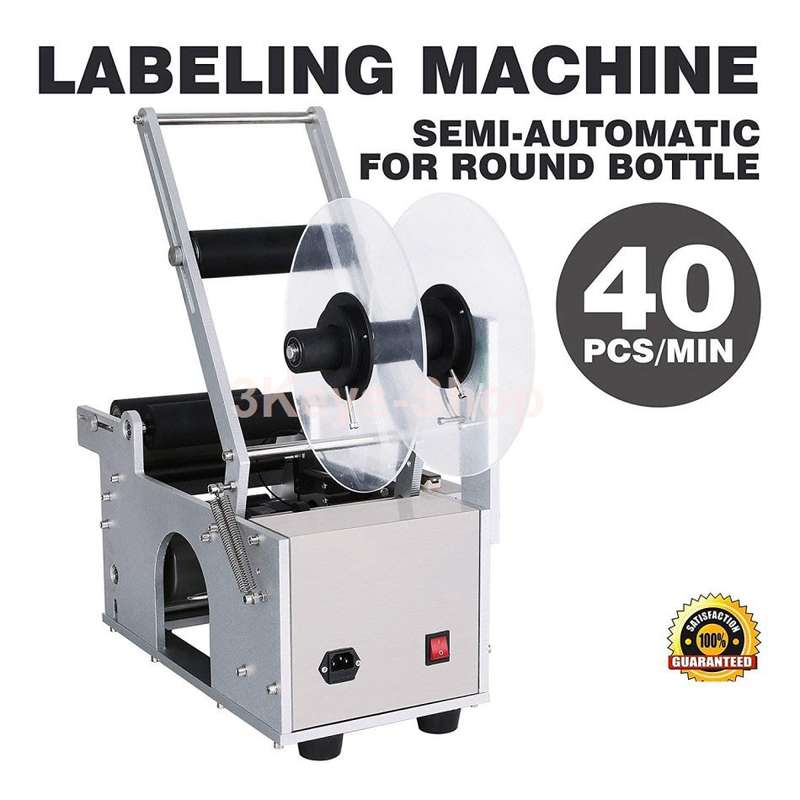 Labeling machine Applicator Machine Bottle Labeling Machine Bottle Labeler Semi-Automatic Rou
