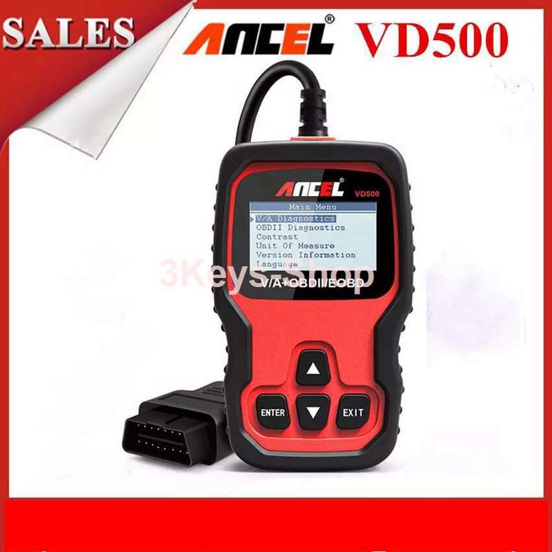 ANCEL VD500 OBD II Diagnostic Scanner for Volkswagen VW Audi Skoda Seat Check Engine Light EPB ABS S