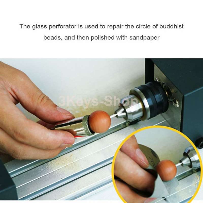 Full set Grinding Mini Lathe Beads Polisher Machine Table Woodworking Wood DIY Tool Lathe Standard