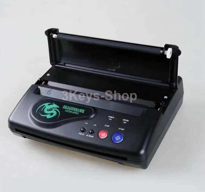 Dragonhawk Black Tattoo Transfer Stencil Machine Thermal Copier Printer Machine
