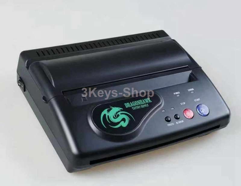 Dragonhawk Black Tattoo Transfer Stencil Machine Thermal Copier Printer Machine