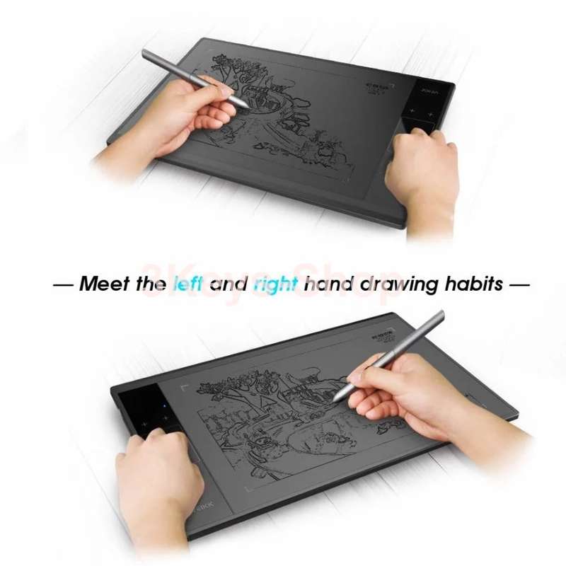 VEIKK A30 Graphics Drawing Tablet with 8192 Levels Battery-Free Pen - 10" x 6" Active Area