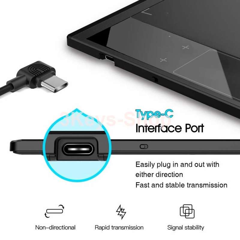 VEIKK A30 Graphics Drawing Tablet with 8192 Levels Battery-Free Pen - 10" x 6" Active Area