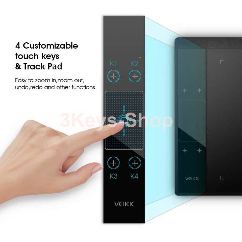 VEIKK A30 Graphics Drawing Tablet with 8192 Levels Battery-Free Pen - 10" x 6" Active Area