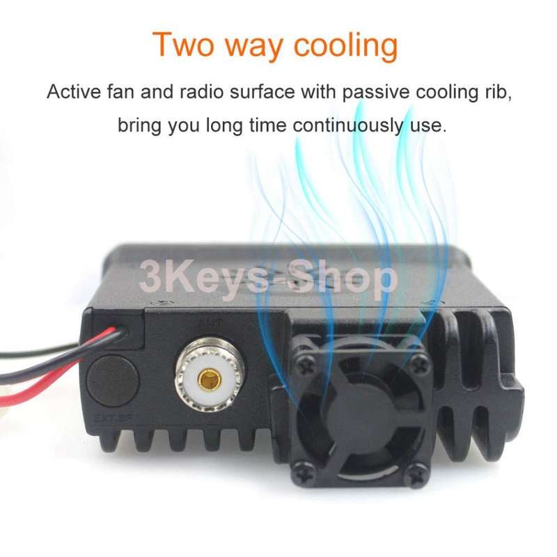 Baojie BJ-318 VHF UHF Dual Band Single/Dual Receive Mobile Radio 25W Car Mobile Radio Upgrade of BJ-