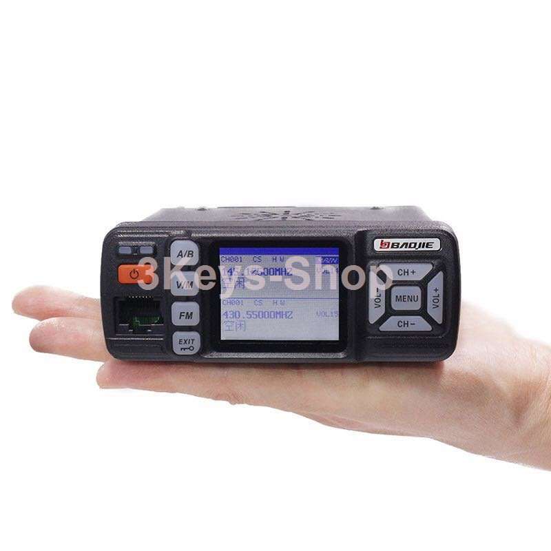 Baojie BJ-318 VHF UHF Dual Band Single/Dual Receive Mobile Radio 25W Car Mobile Radio Upgrade of BJ-