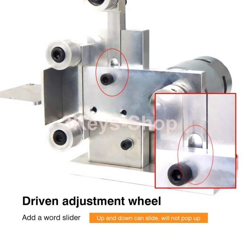 220V DIY Mini Belt Sander Knife Apex Edge Sharpener Grinding Polishing Machine 330x10mm Belt