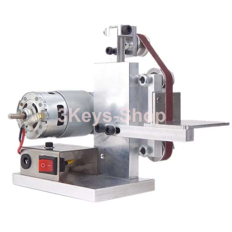 220V DIY Mini Belt Sander Knife Apex Edge Sharpener Grinding Polishing Machine 330x10mm Belt