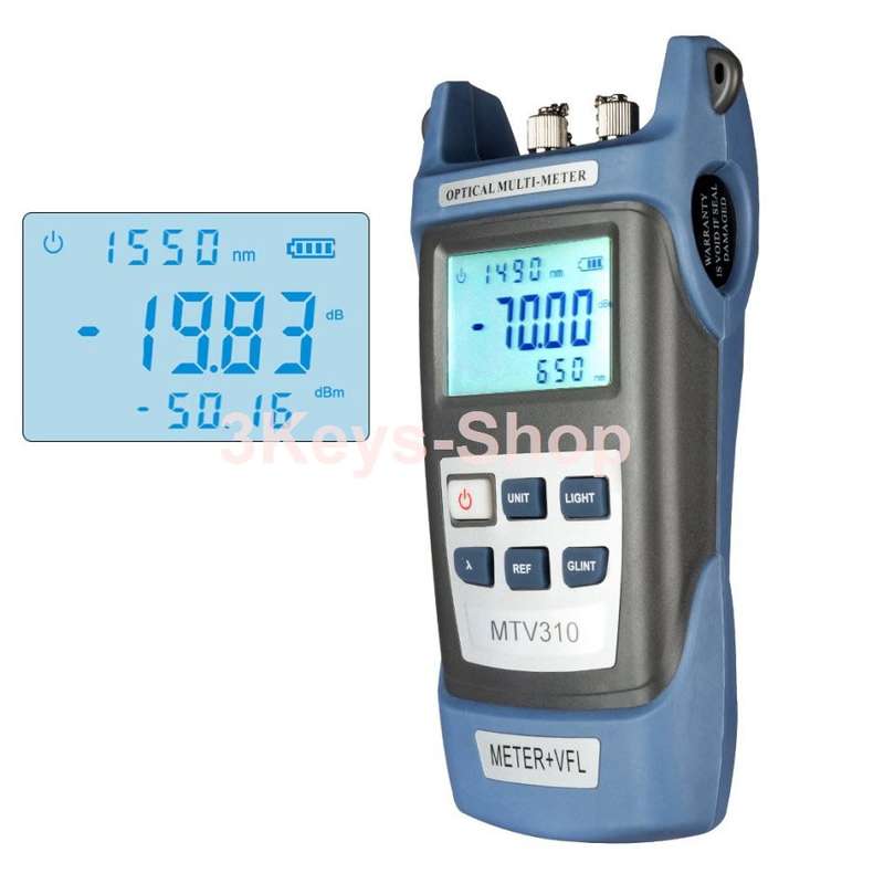 Fiber Optical Power Meter with Light Source SC FC ST Connector Optic Test Equipment for CCTV CATV C