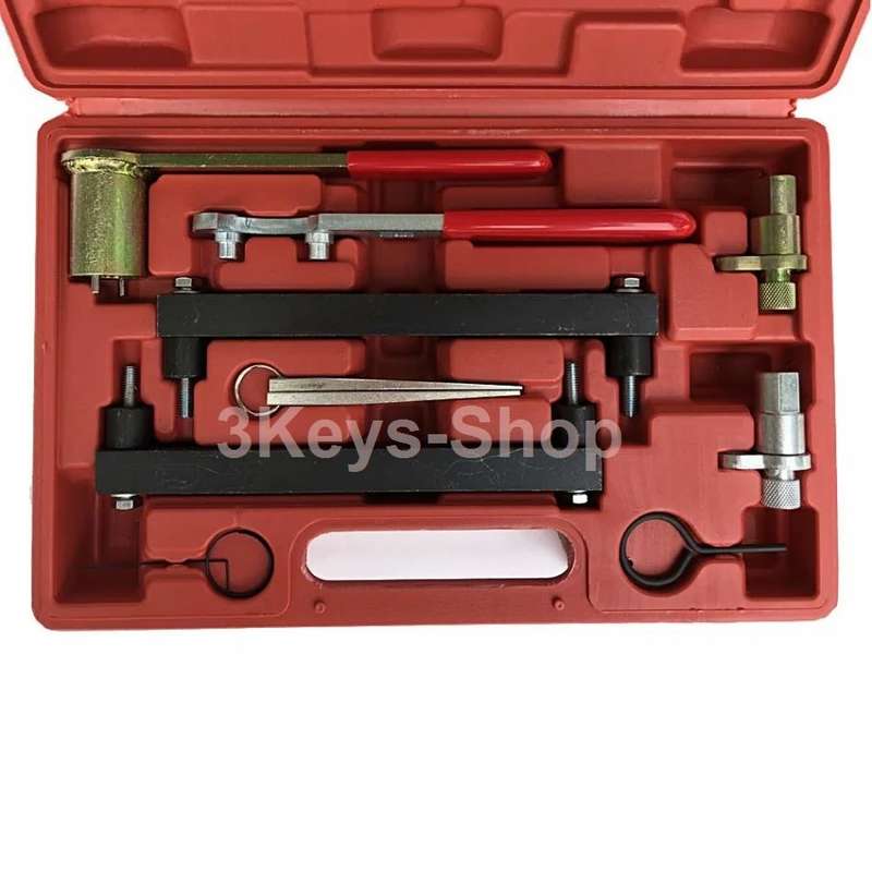 9PC Jaguar Land Rover Timing Tools special auto repair Timing Chain Tensioner Crankshaft Alignm