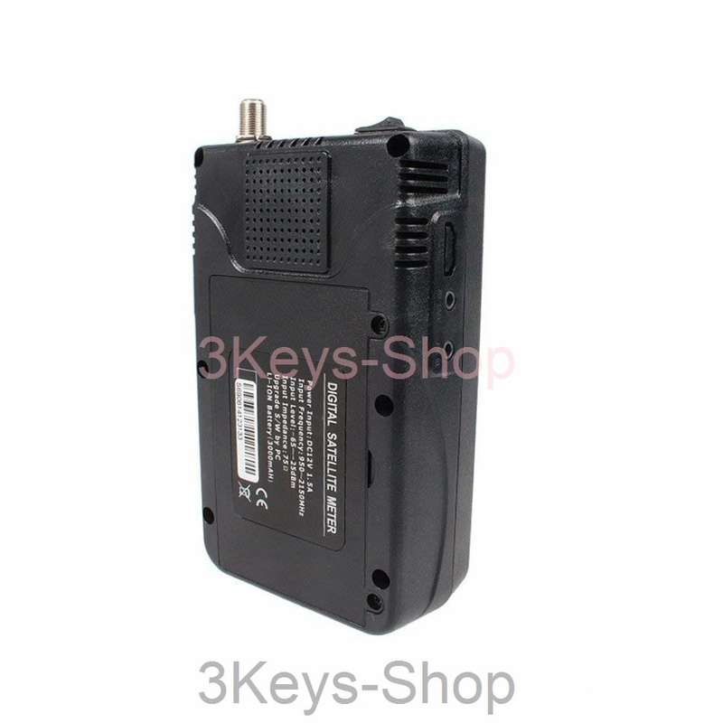Digital Satellite Signal Finder Meter SATlink WS-6906 3.5 - Inch DVB-S FTA Data
